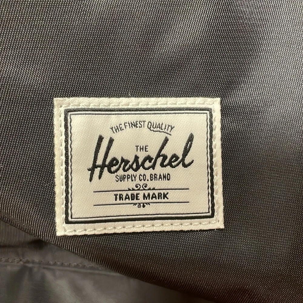 NWT Herschel Black Nylon Heritage Backpack 21.5L - Picture 9 of 16